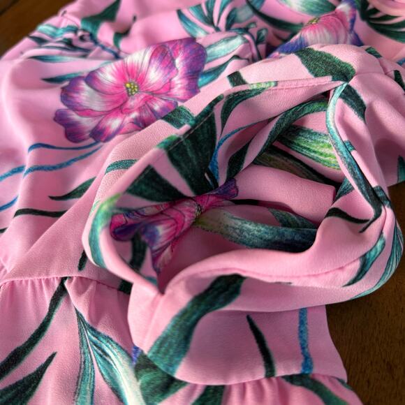 Show Me Your Mumu Caroline Mini Dress Maui Wowi Pink Sz Sml Spring Break Beach - Picture 10 of 13